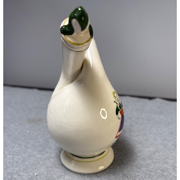 Vintage Royal Sealy Japan Ceramic Oil & Vinegar Decanter 1960s Farmer and Wife - Picture 2 of 11